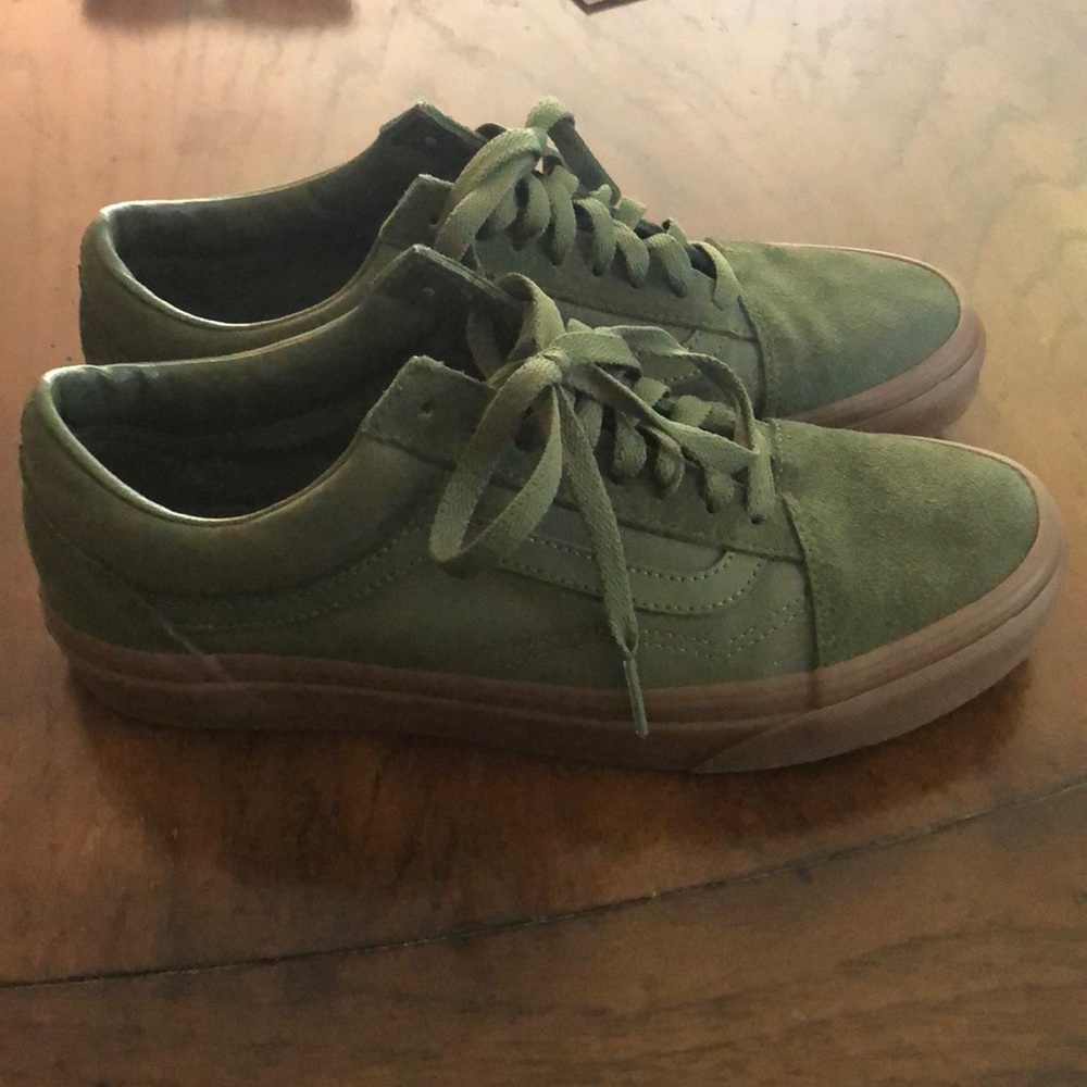 Vans Old Skool Suede Canvas Winter Moss Gum